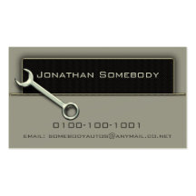 Auto Trade Business Card Template 2