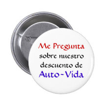 Auto-Vida Button -- White