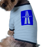 Autobahn Sign Dog Clothing