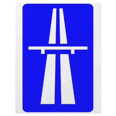 Autobahn Sign Flyer Design by MeisterGaugeFaces