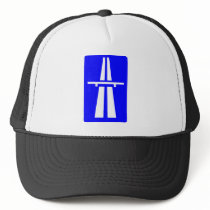 Autobahn Sign Mesh Hat