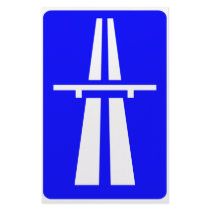 Autobahn Sign Customized Stationery