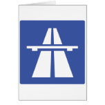 Autobahnschild Greeting Cards