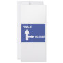 Autobahnschild Finale Holland Full Color Rack Card