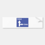 Autobahnschild Finale Türkei Bumper Stickers