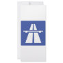 Autobahnschild Full Color Rack Card