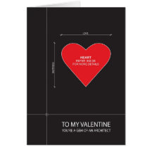 AutoCAD Red Heart Valentine Card