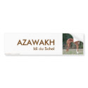 AUTOCOLLANT Azawakhs rouge bumper stickers