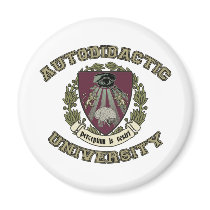Autodidactic University Refrigerator Magnet