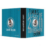 Autograph Graduation Book Binder Blue