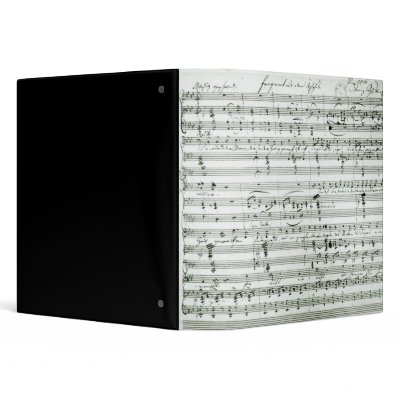 Autograph score of 'Fragment aus dem 3 Ring Binder by bridgemanart