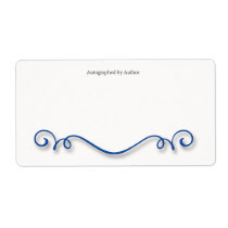 Autographed by Author Bookplate Personalized Shipping Label