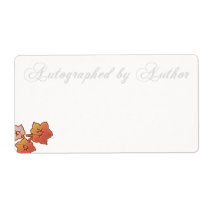 Autographed by Author Bookplate Shipping Label