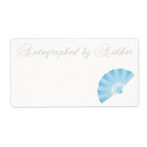 Autographed by Author Bookplate Shipping Labels