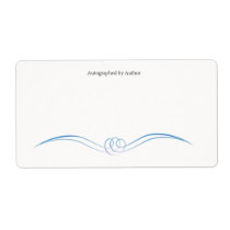 Autographed by Author Bookplate Personalized Shipping Labels