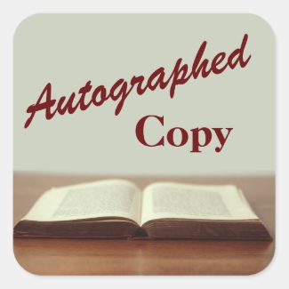 Autographed Copy Book Stickers for Author Signings