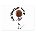 Autoharp Nut Postcards