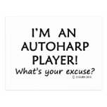 Autoharp Player Excuse Postcards