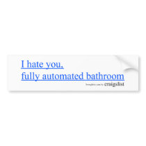Automated Bathroom Bumpersticker