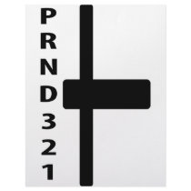 automatic gear-shift lever icon custom letterhead