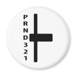 automatic gear-shift lever icon magnet