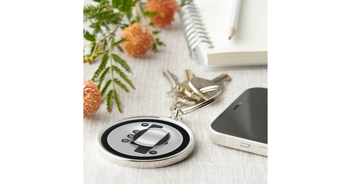 Automatic GearBox Keychain Zazzle