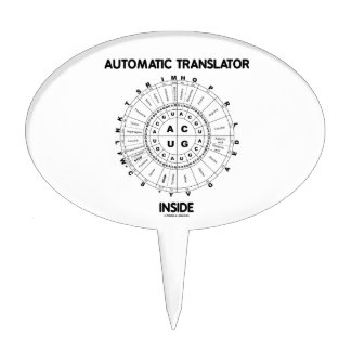Automatic Translator Inside (RNA Codon Wheel) Cake Pick