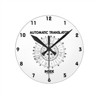 Automatic Translator Inside (RNA Codon Wheel) Clocks