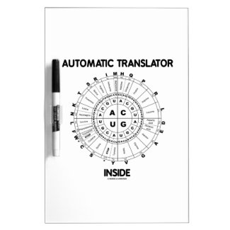 Automatic Translator Inside (RNA Codon Wheel) Dry Erase Board