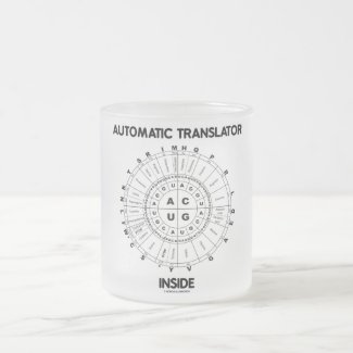 Automatic Translator Inside (RNA Codon Wheel) Coffee Mugs