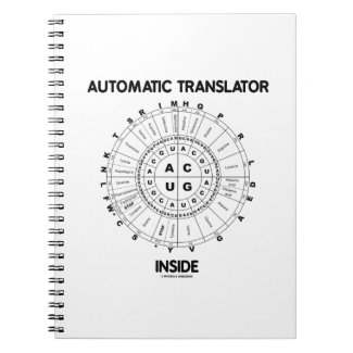 Automatic Translator Inside (RNA Codon Wheel) Spiral Notebooks