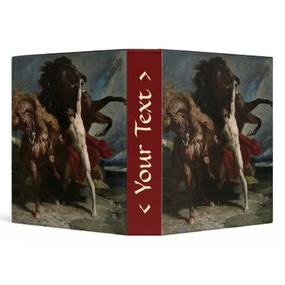 Automedon with the Horses of Achilles Print Binders by ArtisticFootprints