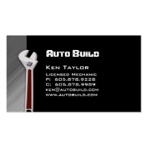 Automobile / Auto Mechanic Business Card