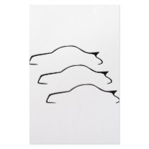 automobile icon customized stationery