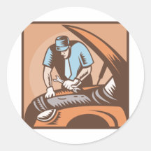 Automobile Mechanic Car Repair Stickers