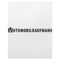 Automobilkaufmann icon letterhead