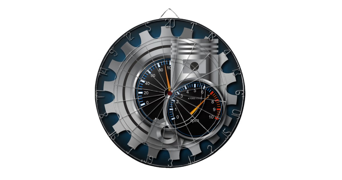 Automotive 1 DartBoard Dartboards Zazzle