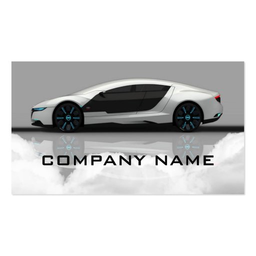 Automotive business business card (front side)