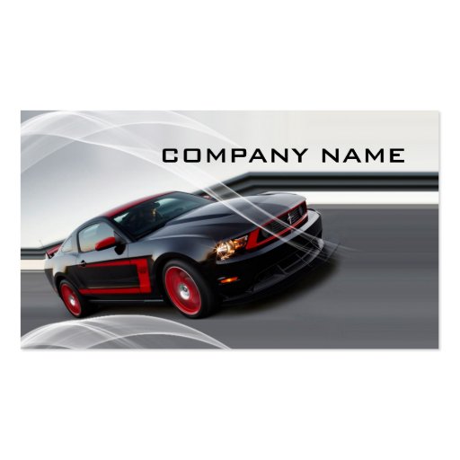 Automotive business business card templates (front side)