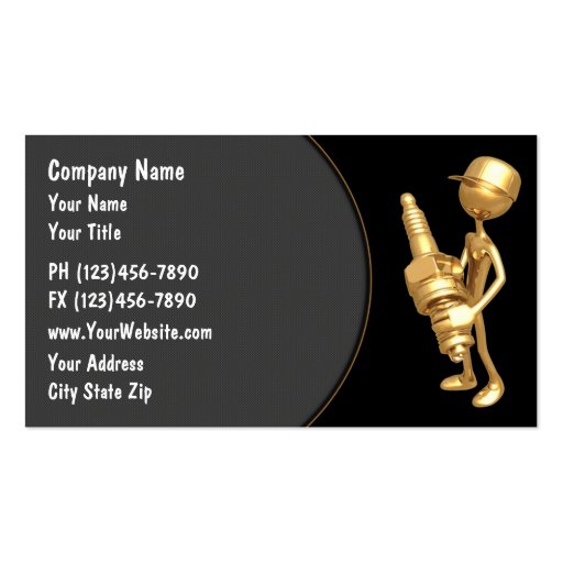 Automotive Business Card (front side)