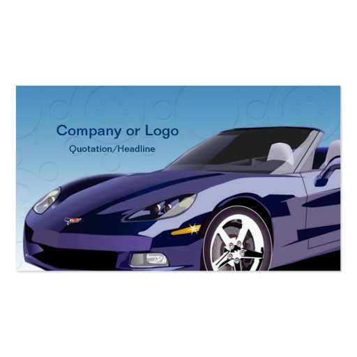Automotive  Business Card Template