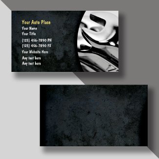Automotive Business Cards profilecard