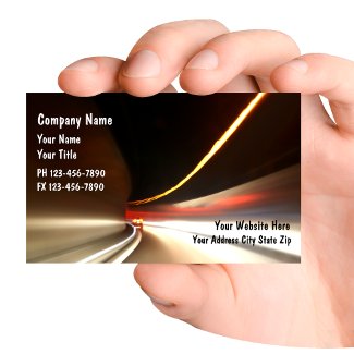 Automotive Business Cards profilecard