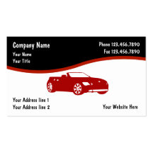Automotive Business Cards