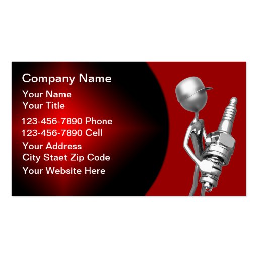 Automotive Business Cards (front side)