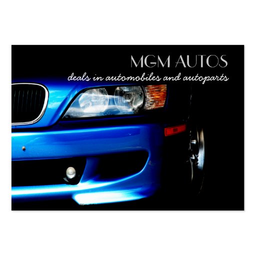 automotive Business Cards (front side)