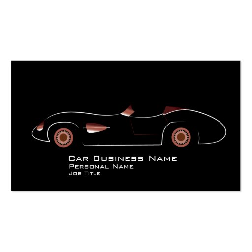 Automotive Car Service Business Card (front side)