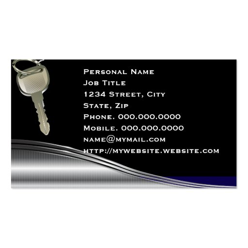 Automotive Detail Business Card (back side)