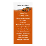 Automotive Service Rack Card Design