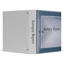 Autopsy Report Binder